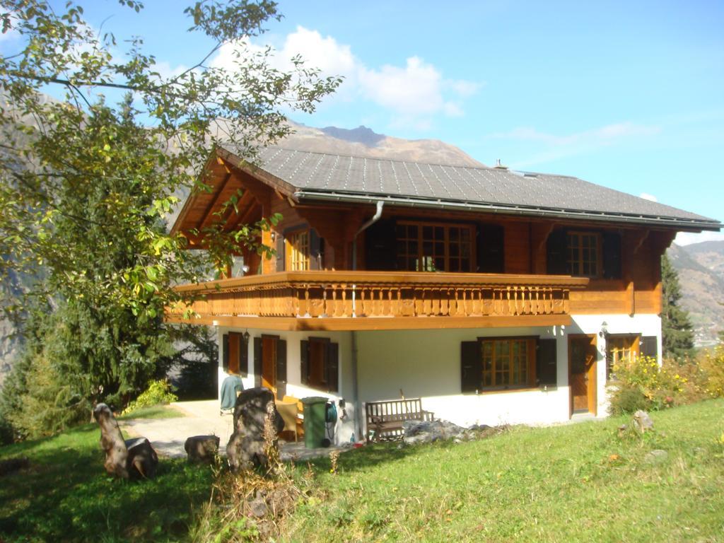 Chalet Charming Grächen Buitenkant foto