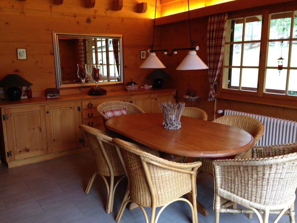Chalet Charming Grächen Buitenkant foto