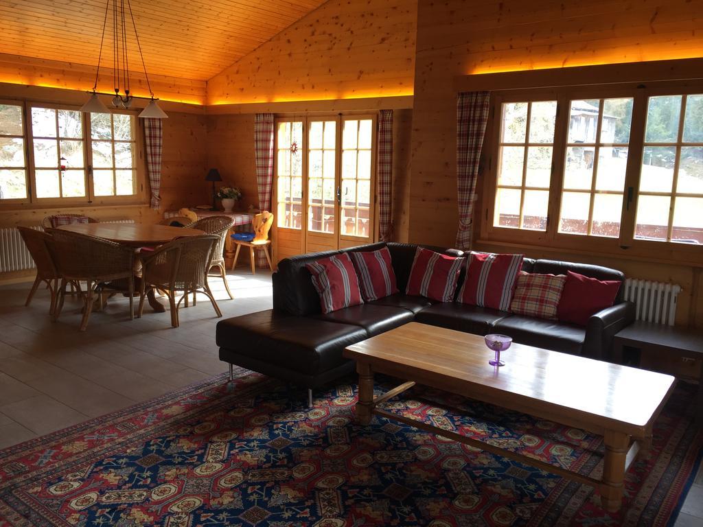Chalet Charming Grächen Buitenkant foto